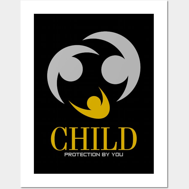 child protection by you Wall Art by taniplusshop